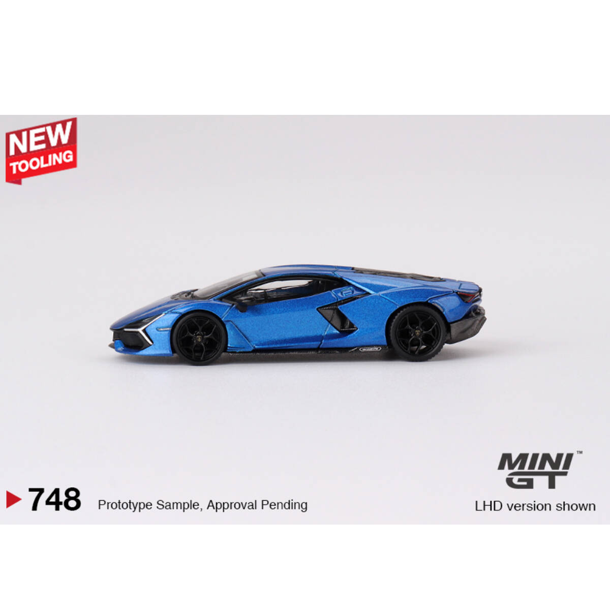 Mini GT 1/64 Lamborghini Revuelto Blu Eleos MGT00748