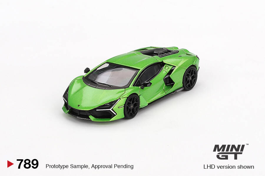 (ÖN SATIŞ) Mini GT 1/64 Lamborghini Revuelto Verde Selvans MGT00789
