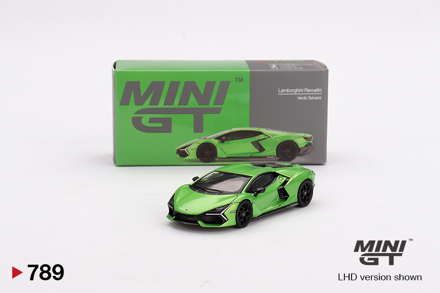 (ÖN SATIŞ) Mini GT 1/64 Lamborghini Revuelto Verde Selvans MGT00789 - Thumbnail