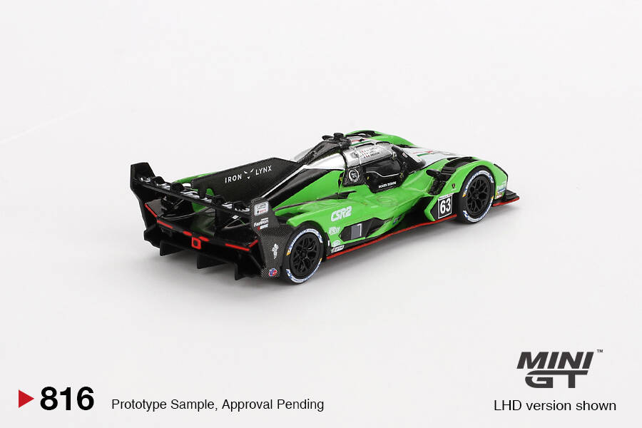 Mini GT 1/64 Lamborghini SC63 #63 Iron lynx 2024 IMSA Sebring 12 Hrs MGT00816