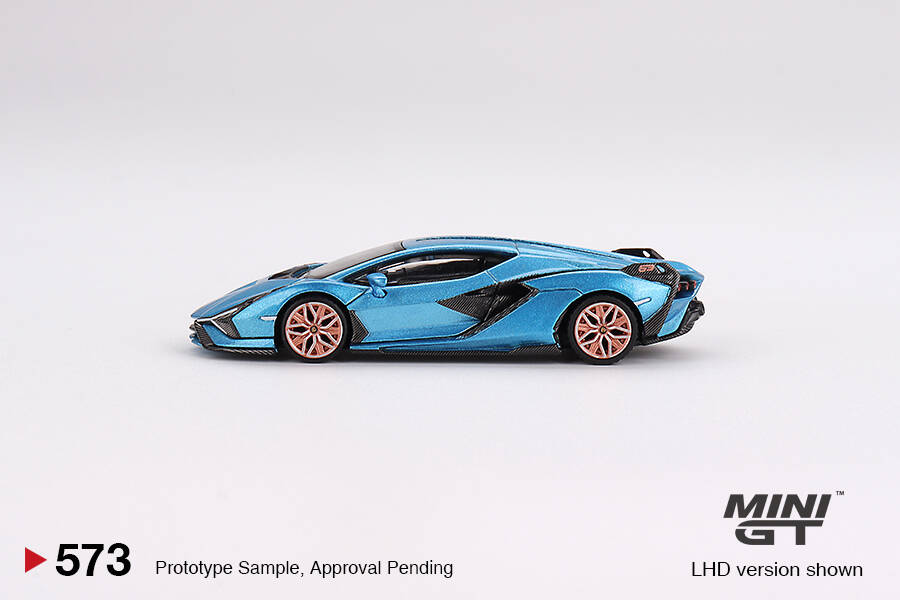 Mini GT 1/64 Lamborghini Sián FKP 37 Blu Aegir MGT00573