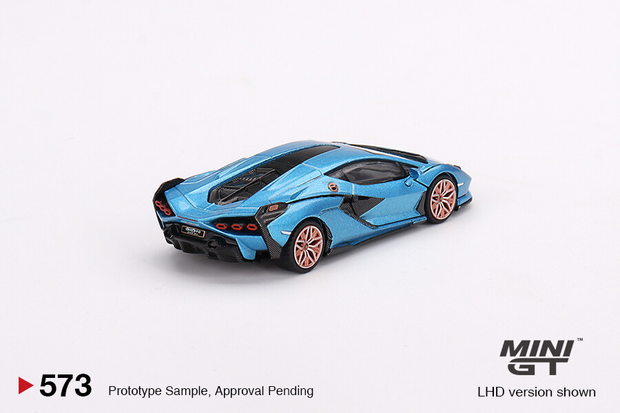 Mini GT 1/64 Lamborghini Sián FKP 37 Blu Aegir MGT00573 - Thumbnail