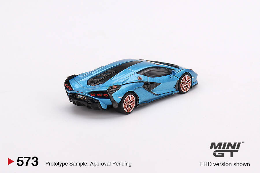 Mini GT 1/64 Lamborghini Sián FKP 37 Blu Aegir MGT00573