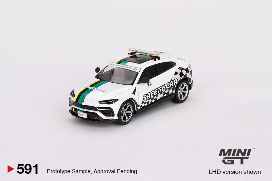 Mini GT 1/64 Lamborghini Urus 2022 Macau GP Official Safety Car MGT00591