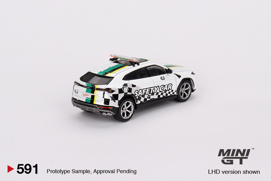 Mini GT 1/64 Lamborghini Urus 2022 Macau GP Official Safety Car MGT00591 - Thumbnail