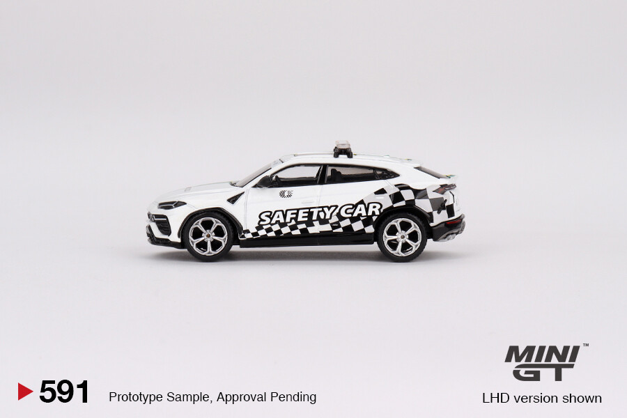 Mini GT 1/64 Lamborghini Urus 2022 Macau GP Official Safety Car MGT00591 - Thumbnail