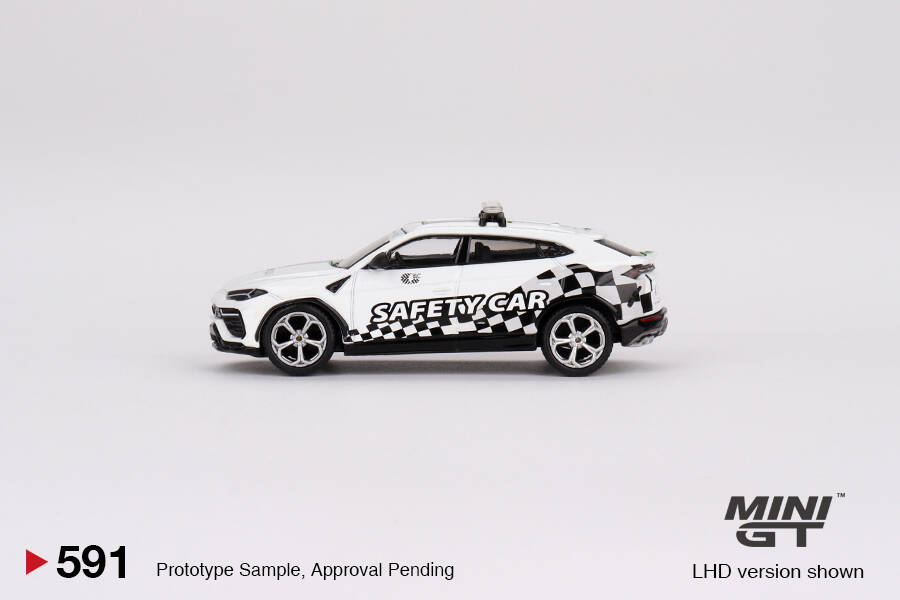 Mini GT 1/64 Lamborghini Urus 2022 Macau GP Official Safety Car MGT00591