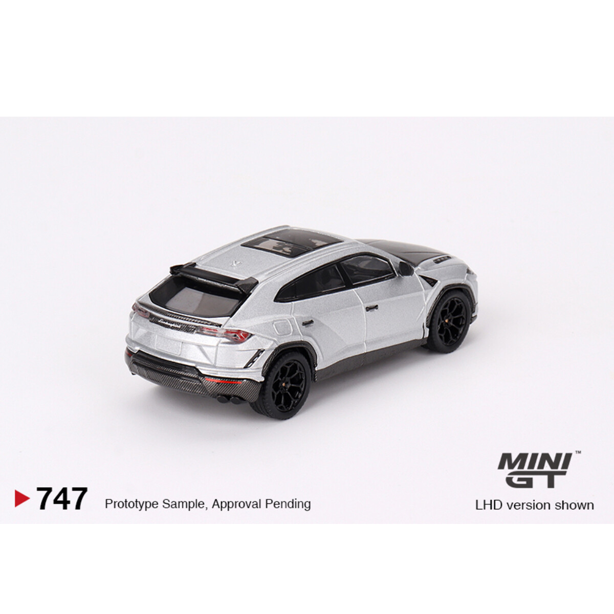 Mini GT 1/64 Lamborghini Urus Performante Grigio Nimbus MGT00747 - Thumbnail