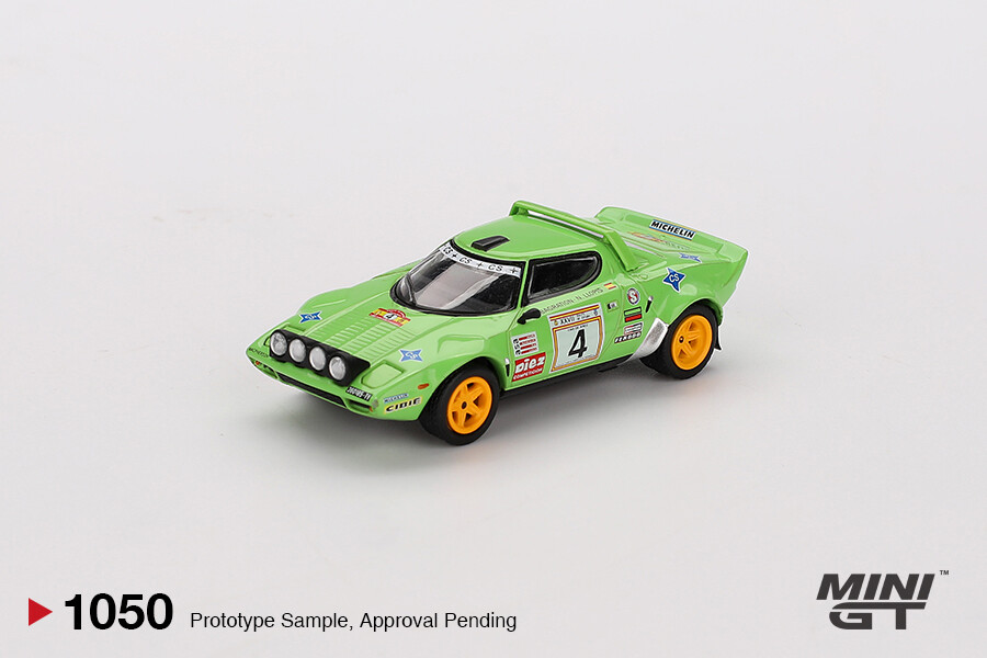 (ÖN SATIŞ) Mini GT 1/64 Lancia Stratos HF #4 1979 Spanish Rally Champion MGT01050 - Thumbnail