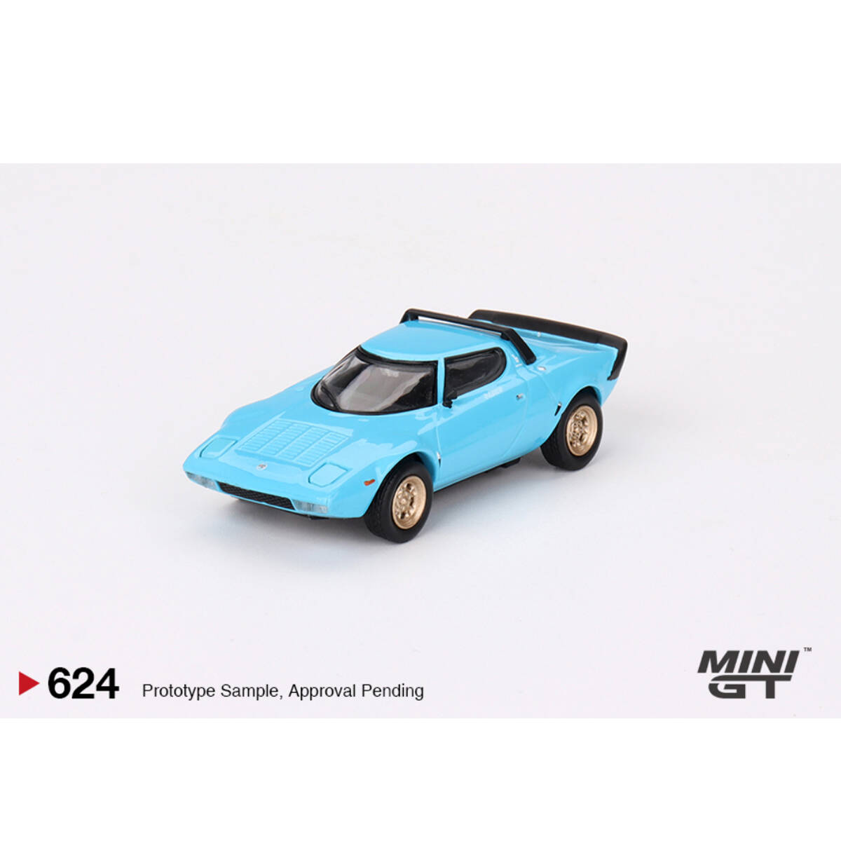 Mini GT 1/64 Lancia Stratos HF Stradale Azzuro Chiaro MGT00624
