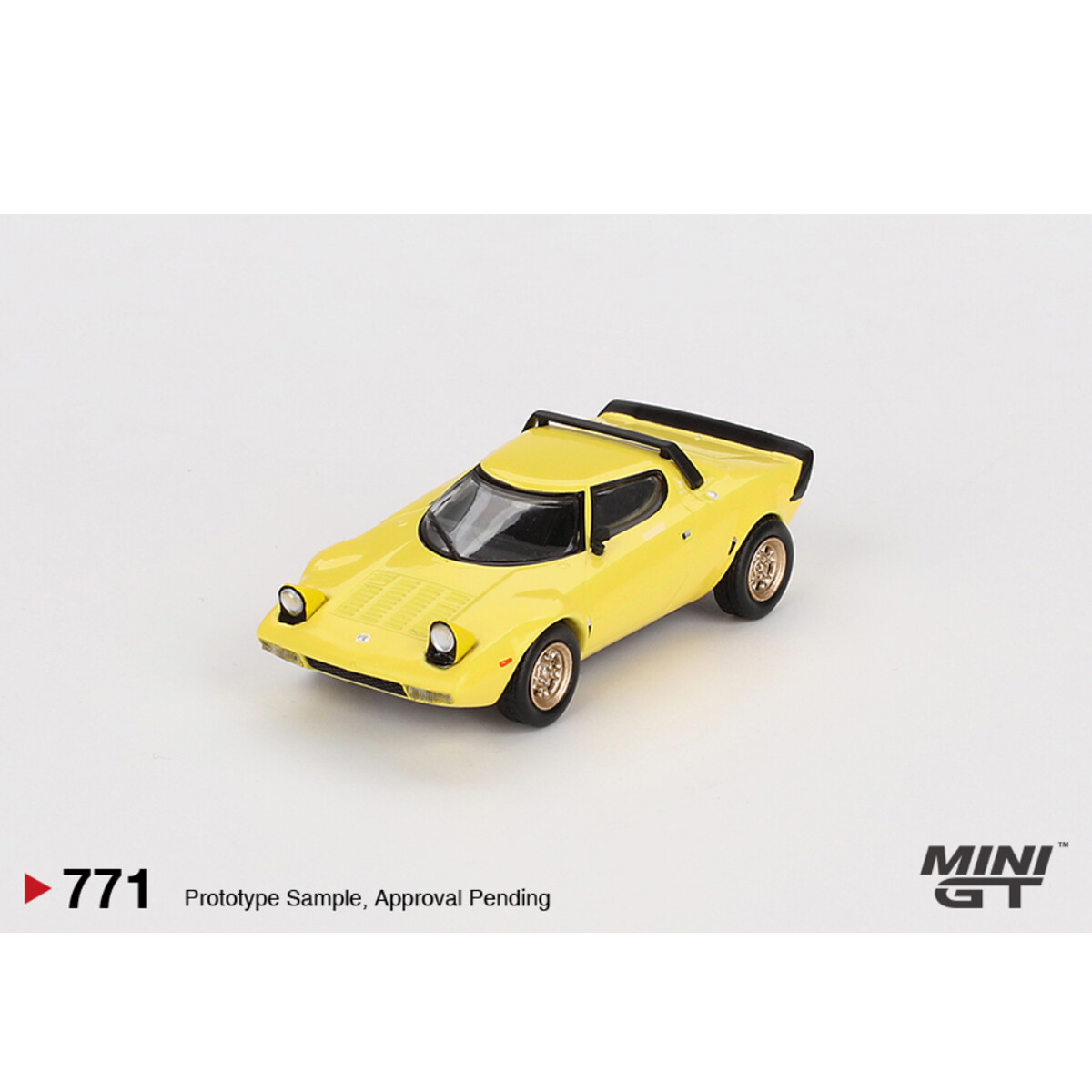 Mini GT 1/64 Lancia Stratos HF Stradale Giallo Fly MGT00771 - Thumbnail