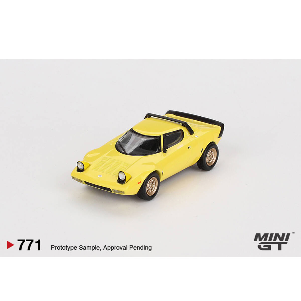 Mini GT 1/64 Lancia Stratos HF Stradale Giallo Fly MGT00771