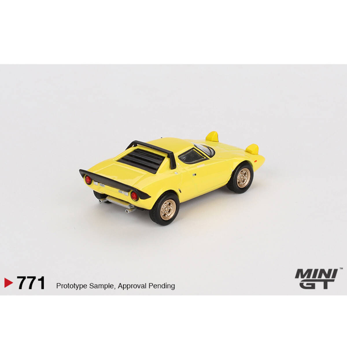 Mini GT 1/64 Lancia Stratos HF Stradale Giallo Fly MGT00771