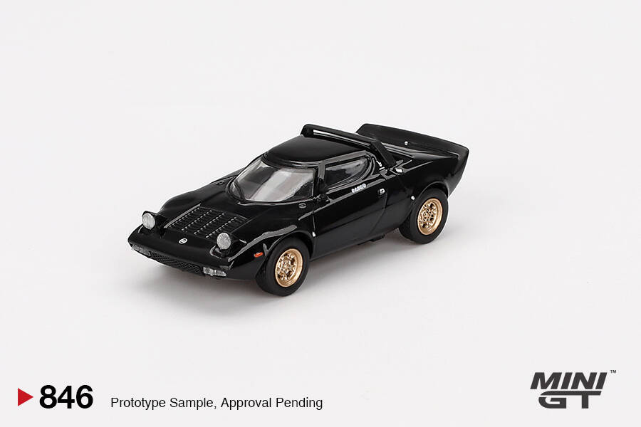 Mini GT 1/64 Lancia Stratos HF Stradale Nero - Blister Paket MGT00846-BL