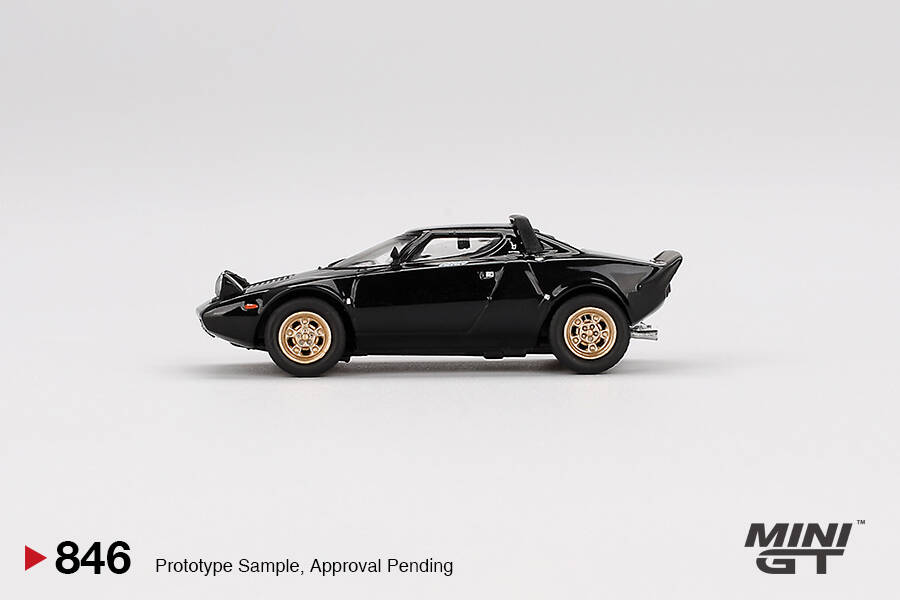 Mini GT 1/64 Lancia Stratos HF Stradale Nero - Blister Paket MGT00846-BL