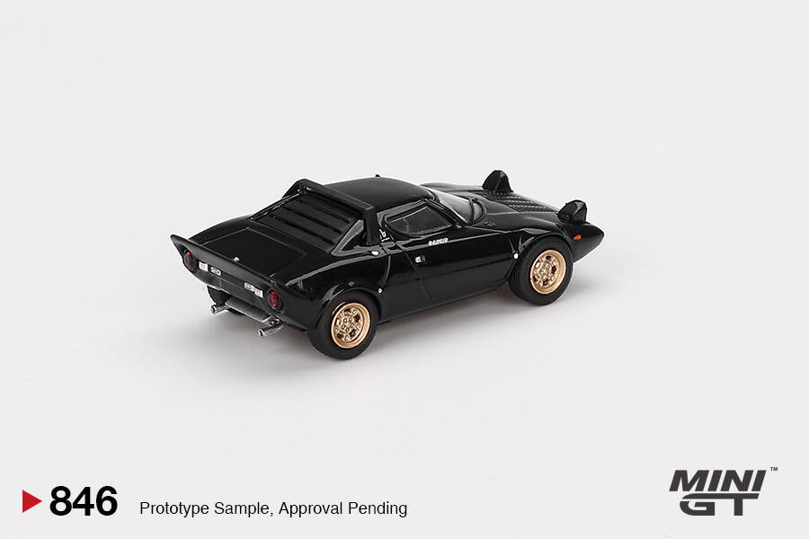 Mini GT 1/64 Lancia Stratos HF Stradale Nero - Blister Paket MGT00846-BL