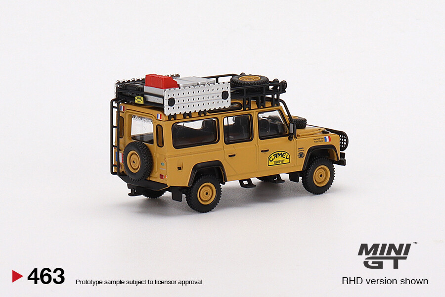 Mini GT 1/64 Land Rover Defender 110 1989 Camel Trophy Amazon Team France MGT00463 - Thumbnail