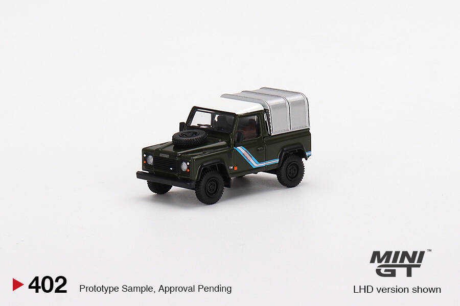 Mini GT 1/64 Land Rover Defender 90 Pickup Bronze Green MGT00402