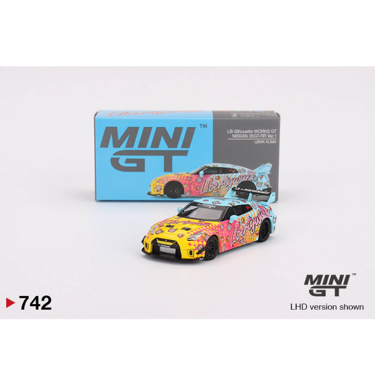 Mini GT 1/64 LB-Silhouette WORKS GT NISSAN 35GT-RR Ver.1 LBWK KUMA MGT00742