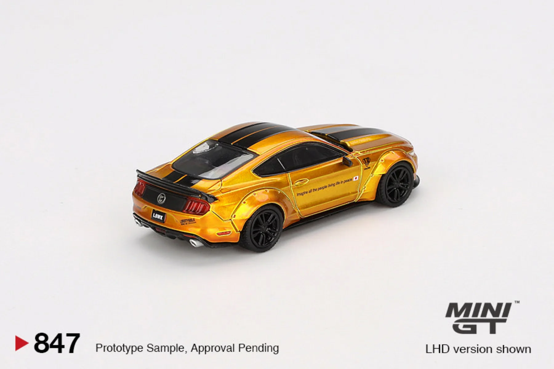 Mini GT 1/64 LB-WORKS FORD MUSTANG LB Gold MGT00847