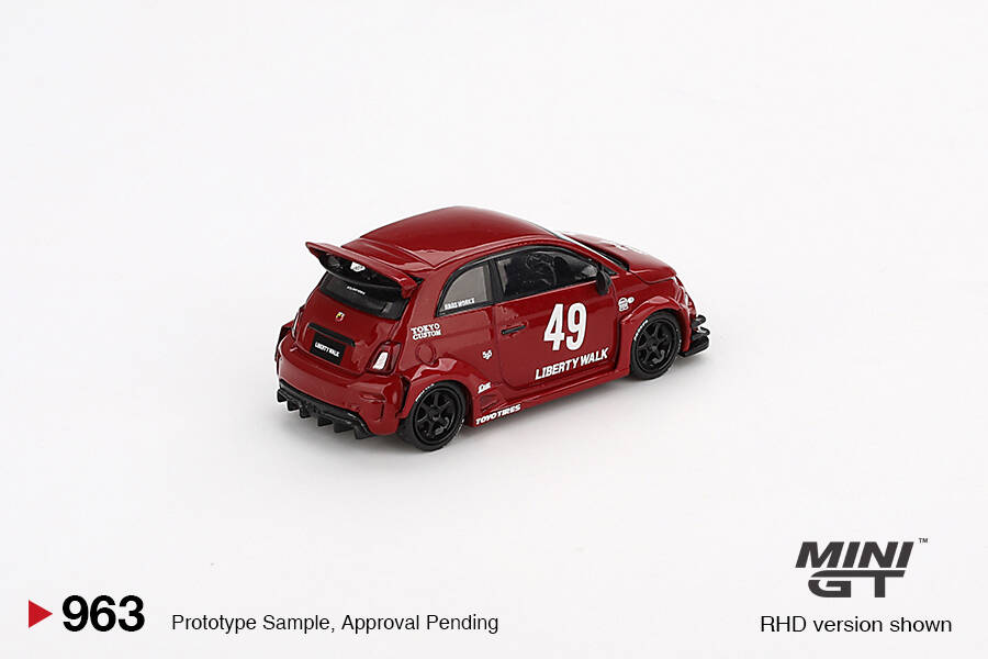 Mini GT 1/64 LB-WORKS x Abas Works ABARTH 595 Red MGT00963