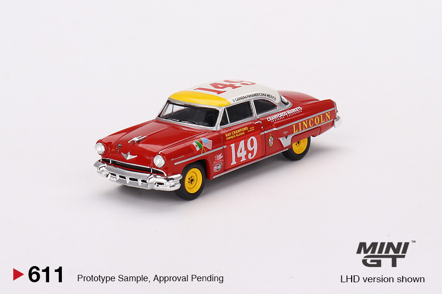 Mini GT 1/64 Lincoln Capri 1954 Carrera Panamericana Class Winner #149 MGT00611 - Thumbnail