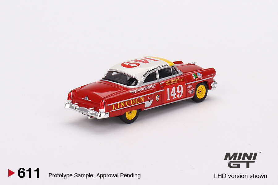 Mini GT 1/64 Lincoln Capri 1954 Carrera Panamericana Class Winner #149 MGT00611 - Thumbnail