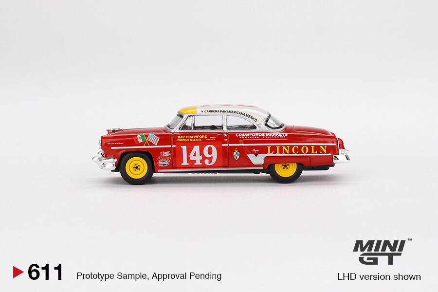 Mini GT 1/64 Lincoln Capri 1954 Carrera Panamericana Class Winner #149 MGT00611 - Thumbnail