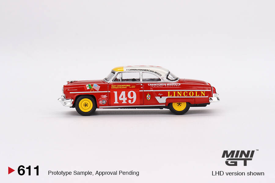 Mini GT 1/64 Lincoln Capri 1954 Carrera Panamericana Class Winner #149 MGT00611