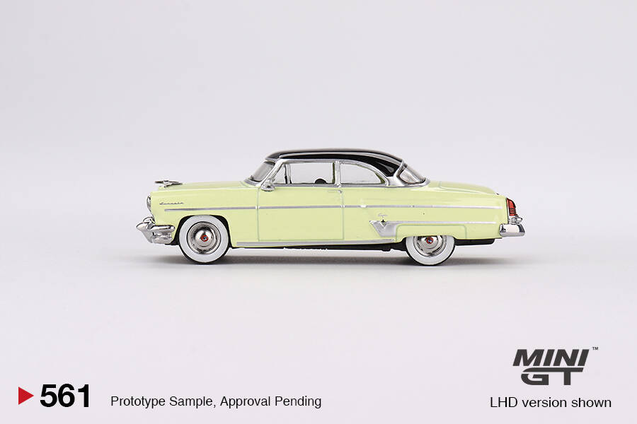 Mini GT 1/64 Lincoln Capri 1954 Premier Yellow MGT00561