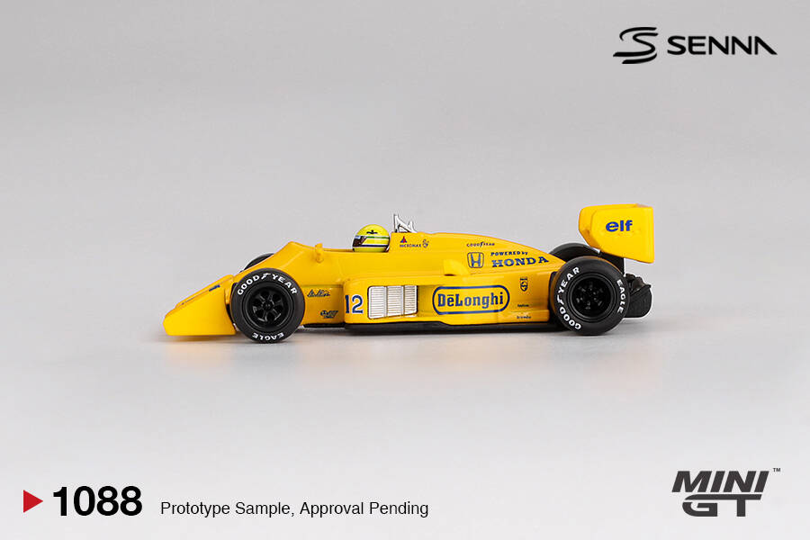 (ÖN SATIŞ) Mini GT 1/64 Lotus 99T #12 Ayrton Senna 1987 Monaco Grand Prix Winner MGT01088