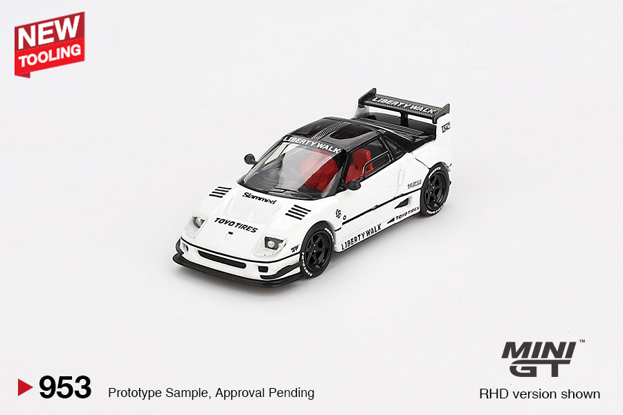 (ÖN SATIŞ) Mini GT 1/64 Mazda AZ-1 Liberty Walk LB40 White 2024 Tokyo Auto Salon MGT00953 - Thumbnail