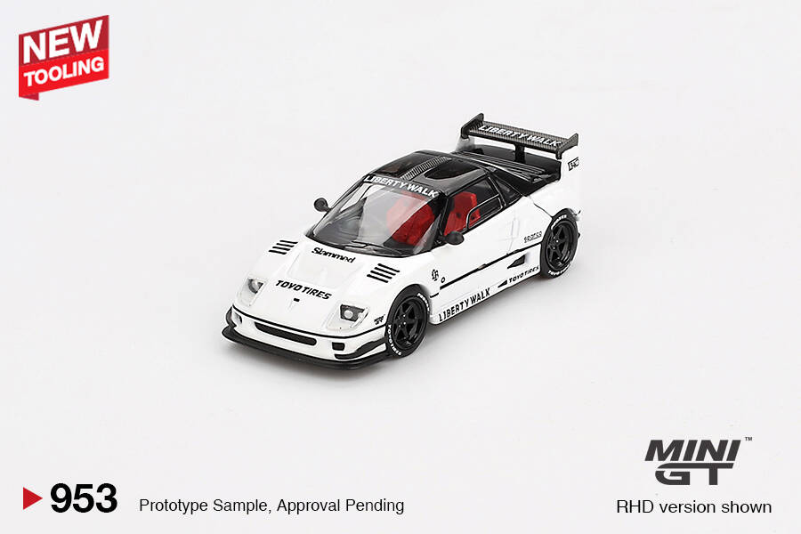 (ÖN SATIŞ) Mini GT 1/64 Mazda AZ-1 Liberty Walk LB40 White 2024 Tokyo Auto Salon MGT00953