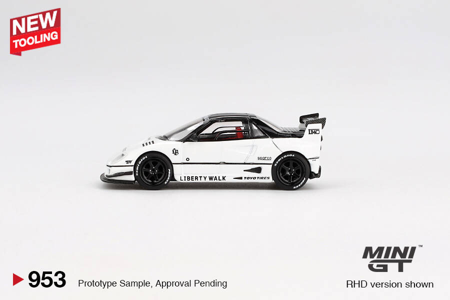 (ÖN SATIŞ) Mini GT 1/64 Mazda AZ-1 Liberty Walk LB40 White 2024 Tokyo Auto Salon MGT00953