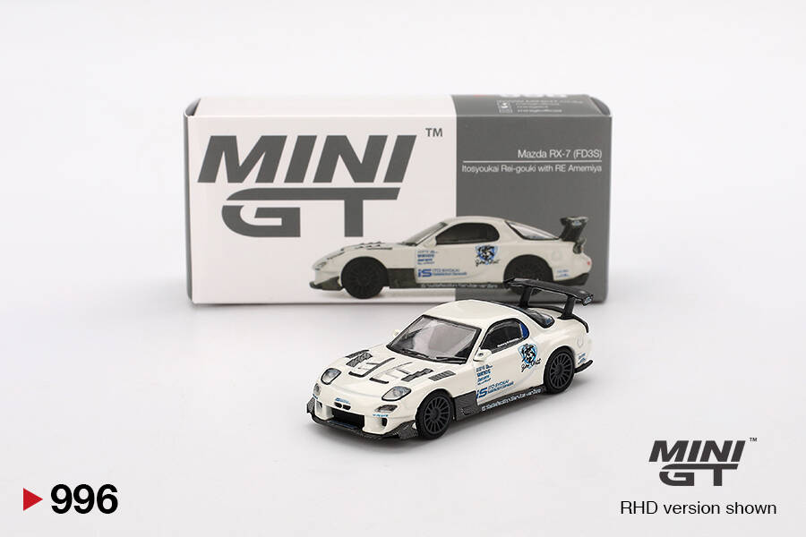 (ÖN SATIŞ) Mini GT 1/64 Mazda RX-7 (FD3S) Itosyoukai Rei-gouki with RE Amemiya MGT00996