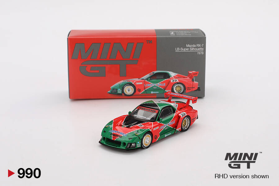 (ÖN SATIŞ) Mini GT 1/64 Mazda RX-7 LB-Super Silhouette MGT00990