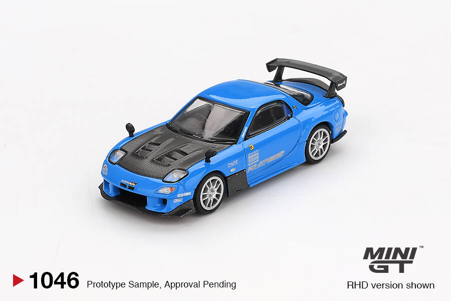 (ÖN SATIŞ) Mini GT 1/64 Mazda RX-7 RE-Amemiya 20B NA 3ROTOR-7 “Ama-san Go” MGT01046