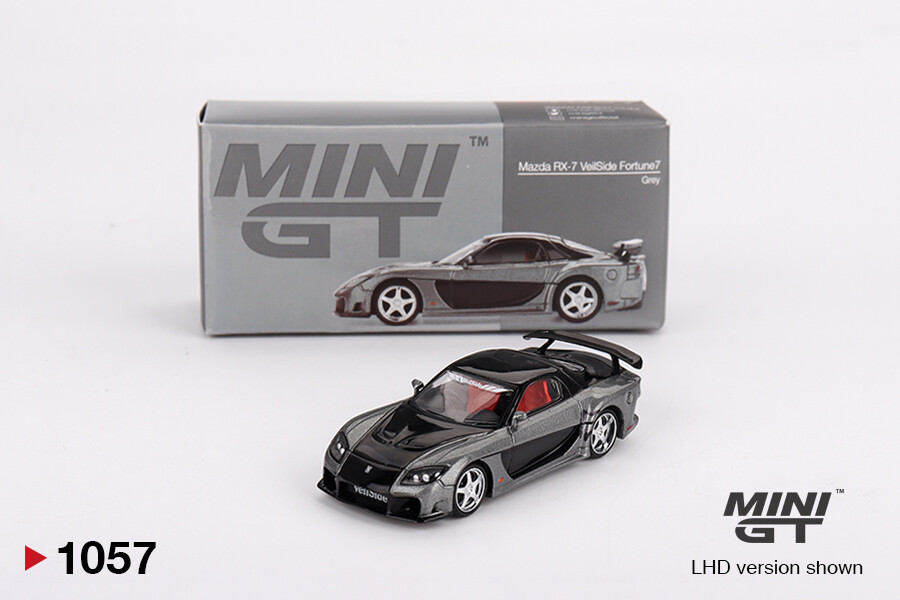 (ÖN SATIŞ) Mini GT 1/64 Mazda RX-7 VeilSide Fortune Grey MGT01057 - Thumbnail