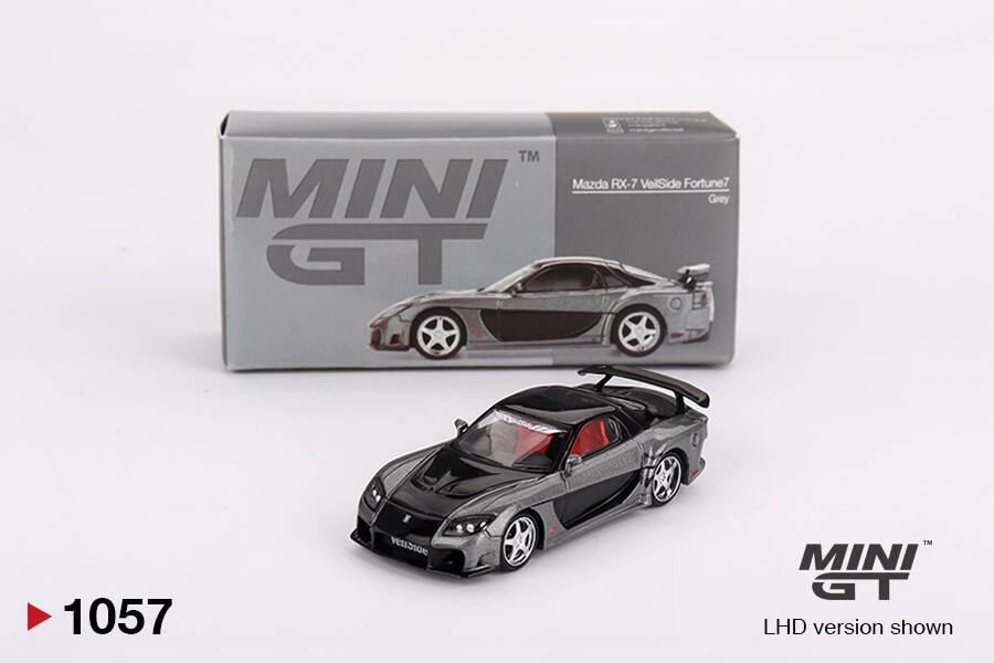 (ÖN SATIŞ) Mini GT 1/64 Mazda RX-7 VeilSide Fortune Grey MGT01057 (ÖN SATIŞ) Mini GT 1/64 Mazda RX-7 VeilSide Fortune Grey MGT01057