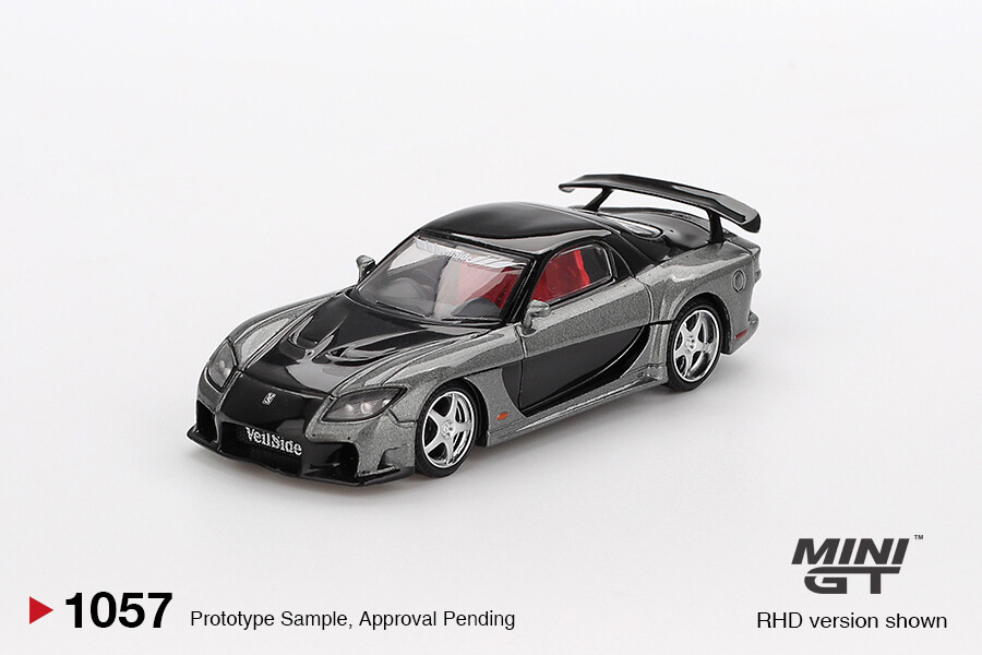 (ÖN SATIŞ) Mini GT 1/64 Mazda RX-7 VeilSide Fortune Grey MGT01057 - Thumbnail