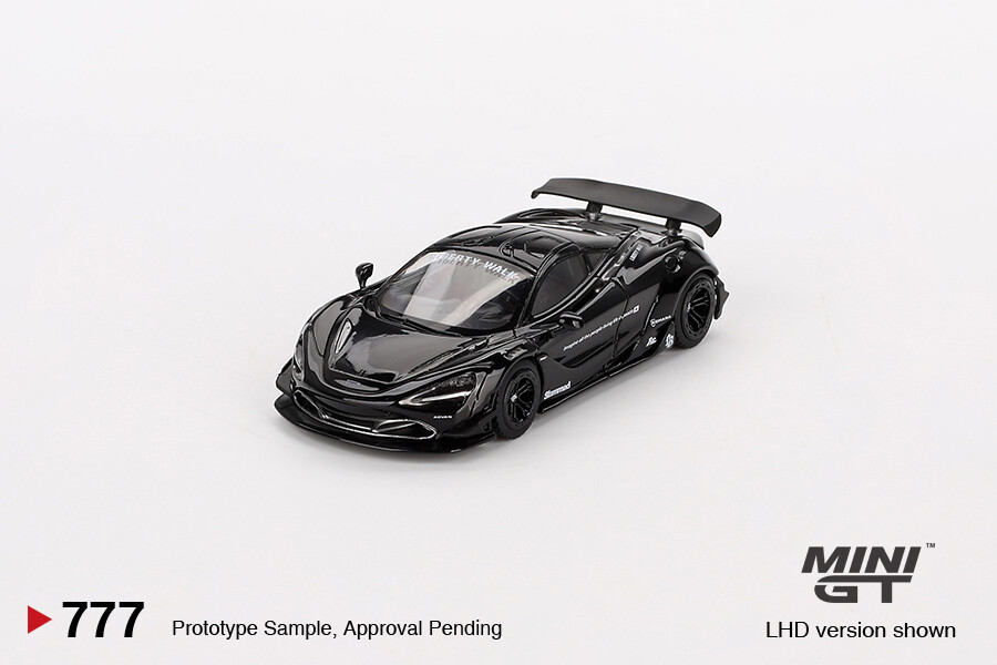 (ÖN SATIŞ) Mini GT 1/64 McLaren 720S LB Works Black MGT00777 - Thumbnail