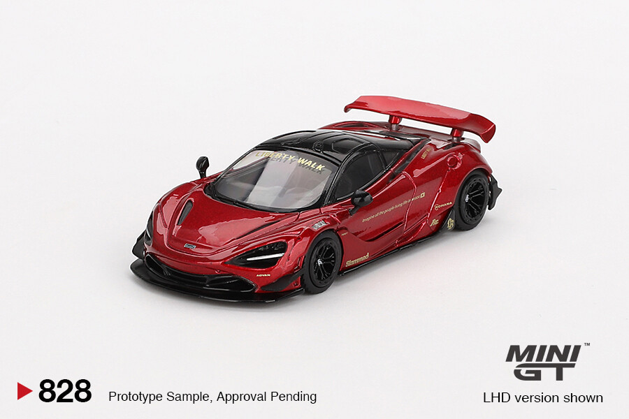 (ÖN SATIŞ) Mini GT 1/64 McLaren 720S LB Works Gem Red MGT00828 - Thumbnail