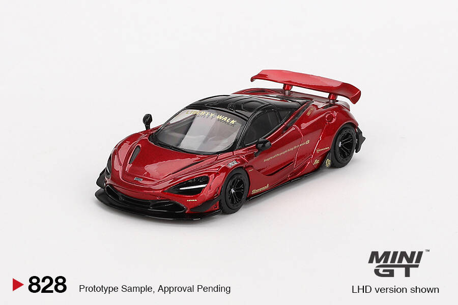 (ÖN SATIŞ) Mini GT 1/64 McLaren 720S LB Works Gem Red MGT00828