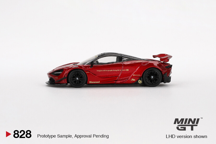 (ÖN SATIŞ) Mini GT 1/64 McLaren 720S LB Works Gem Red MGT00828 - Thumbnail