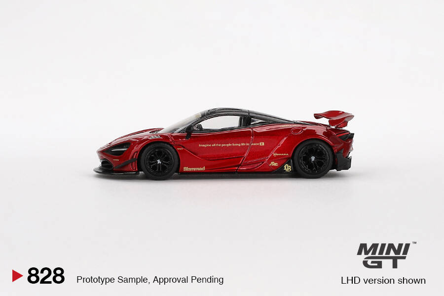 (ÖN SATIŞ) Mini GT 1/64 McLaren 720S LB Works Gem Red MGT00828