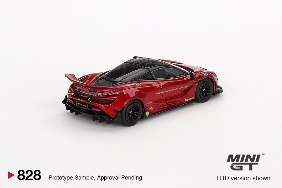 (ÖN SATIŞ) Mini GT 1/64 McLaren 720S LB Works Gem Red MGT00828 - Thumbnail