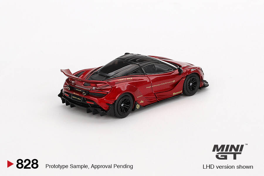 (ÖN SATIŞ) Mini GT 1/64 McLaren 720S LB Works Gem Red MGT00828