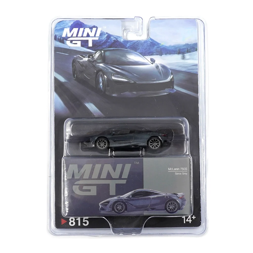 (ÖN SATIŞ) Mini GT 1/64 McLaren 750S Saros Grey - Blister Paket MGT00815-BL