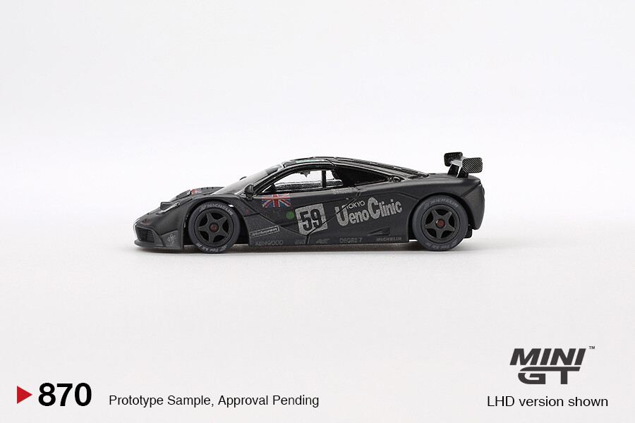 (ÖN SATIŞ) Mini GT 1/64 McLaren F1 GTR 1995 Le Mans 24Hr Winner Post-Race Weathered MGT00870 - Thumbnail