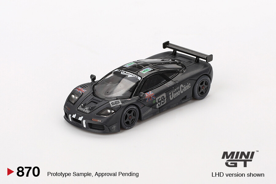 (ÖN SATIŞ) Mini GT 1/64 McLaren F1 GTR 1995 Le Mans 24Hr Winner Post-Race Weathered MGT00870 - Thumbnail